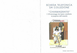 FOLDER CARTA TELEFONICA TELECOM CHIAMA GRATIS HAMMURABI 2002 NUOVA - [2] Tarjetas Móviles, Prepagadas & Recargos