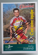 Autographe Jacky Durand Casino Ag2r 1997 - Cycling