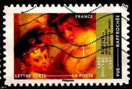 France Poste AA Obl Yv:2198 Mi: Rubens Helena Fourment (Lign.Ondulées) - Gebraucht