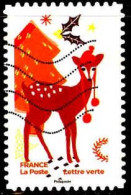 France Poste AA Obl Yv:2064 Mi:8066 Cerf (Lign.Ondulées) - Used Stamps