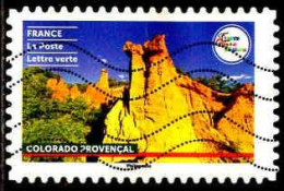 France Poste AA Obl Yv:2034 Mi:7961 Colorado Provençal (Lign.Ondulées) - Used Stamps