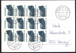 Bund Brief Postkarte Mit MEF 1448 Sehenswürdigkeiten Raddestorf Nach Tönning - Brieven En Documenten