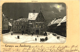 Gruss Aus Amburg - Litho - Amberg