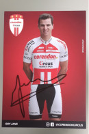 Autographe Roy Jans Corendon Circus - Cycling