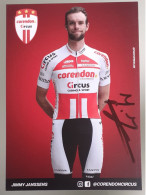 Autographe Jimmy Janssens Corendon Circus - Wielrennen