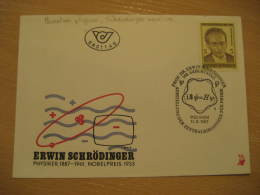 SCHRODINGER EQUATION QUANTUM Physics Physique Science Wien 1987 FDC Cancel Cover Austria - Physique