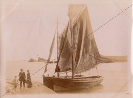 1894 Photo Embarcadère à Arcouest Bateau Le Petrel Pour L'île De Bréhat Côtes D'armor Bretagne - Europa