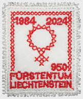 Liechtenstein 2024 40th Years Of Women's Suffrage,Vote,Election,Ballot,Embroidered,Unusual,Odd MNH (**) Limited Edition - Nuovi