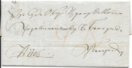 Serbia Zajecar Folded Letter Cover Mailed 1862 ##02 - Serbie