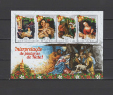 Guinea-Bissau 2014 Paintings Correggio, Lotto, Rubens, Christmas Sheetlet MNH - Religione