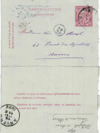 Carte-lettre N° 46 écrite De Wilrijck Vers Anvers   (carte Pliée) - Cartes-lettres