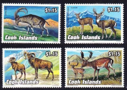 Cook Is - 1992 - Mammals - Yv 1039 + 1071 + 1074 + 1076 - Other & Unclassified