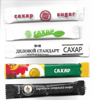 #14 Lot (x5) De Sucre / Russia / Burger King And Others - Sucres