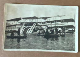 1921 Idrovolante Caproni Incidente In Prova - Aviatori