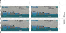 Theme J Cartier Bloc De 10 Timbres CANADA N° 869 Y & T + N° 873 X 4 Y & T - Ungebraucht