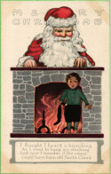 CPA - Babbo Natale, Père Noël, Santa Claus - VG - B133 - Santa Claus