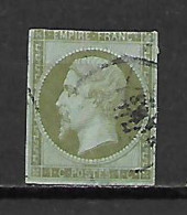 FRANCIA 1860 YVERT Nº 11 ( USADO ) - 1853-1860 Napoléon III.