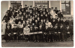 BELLE CARTE PHOTO : WIELICZKA 1938 - CRACOVIE - GROUPE DE JEUNES HOMMES EN UNIFORME - POLOGNE - KRAKÓW - POLSKA - Pologne