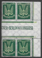 Germany Airmail Stamps 1M Block Of 4 MNH. Deutsche Flugpost - Nuovi