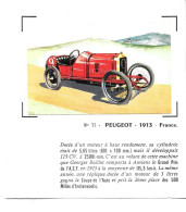 BL49 - IMAGE CHADENAC - PEUGEOT 1903 - SUR PAPIER - Voitures