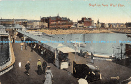 R169604 Brighton From West Pier. Valentines Series. 1913 - World