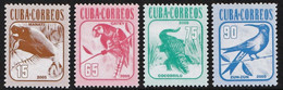 2005 Cuba Wildlife Definitives: Cuban Emerald, Cuban Parakeet, Manatee, Cuban Crocodile Set (** / MNH / UMM) - Sperlingsvögel & Singvögel