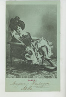 FEMMES - FRAU - LADY - SPECTACLE - ARTISTES - Jolie Carte Fantaisie Portrait Artiste BAYLE - Donne