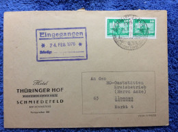 DDR Brief - 1973 Mi 1868 MeF (2) (4DMK011) - Briefe U. Dokumente