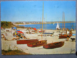 CP 29 Finistère ESQUIBIEN Audierne - La Plage De Sainte EDWETT Et Les VOILIERS Du Club Au Fond La Grande Plage 1969 - Audierne