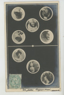 FEMMES - FRAU - LADY - SPECTACLE - ARTISTES 1900 - JEU DE DOMINOS - Le 8  Artistes Dont CLÉO DE MÉRODE ROBINNE CAVALIERI - Femmes