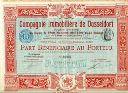 COMPAGNIE IMMOBILIÈRE De DUSSELDORF - Banque & Assurance