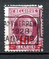 4391 C Voorafstempeling - ANTWERPEN 1928 ANVERS - Roller Precancels 1920-29