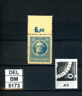 DEL-BM5173, SBZ Thüringen, Xx, 98 AX, W, PLF F A3, Gepr. Böhm BPP - Ungebraucht