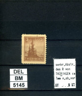 DEL-BM5145, SBZ Thüringen, Xx, 92 AX, T, PLF F B97, Gepr. AG.THÜR.  - Neufs