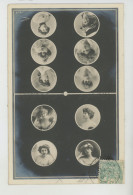 FEMMES - FRAU - LADY - SPECTACLE - ARTISTES 1900 - JEU DE DOMINOS - Le 10  - Artistes Dont DIETERLE - Frauen