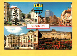 SEVRES La Grande Rue L'Avenue De L'Europe L'Hôtel De Ville Musée National De Céramique      92   ( 21754 ) - Sevres