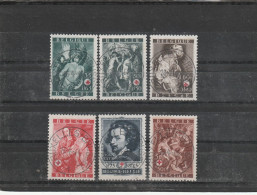 647/652 Croix Rouge/Rode Kruis Van Dyck Oblit/gestp Centrale - Used Stamps