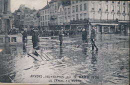 ANTWERPEN      INONDATION DU 12 MARS 1906  LE CANAL AU SUCRE - Antwerpen