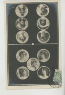 FEMMES - FRAU - LADY - SPECTACLE - ARTISTES 1900 -  JEU DE DOMINOS - Le 11 - Women