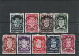 716/724 Wapenschilden /Armoiris Des Neuf Oblit/gestp Centrale - Used Stamps