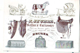 DE 1948 - Carte Porcelaine De J. Stubbe, Sellier & Carrossier, Bruges Imp Daveluy. - Other & Unclassified