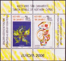 Chypre Turque - Cyprus - Zypern Bloc Feuillet 2006 Y&T N°BF24 - Michel N°B25A *** - EUROPA - Unused Stamps