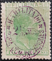 Espagne > Colonies Et Dépendances > Philipines 1887 -1888  "HABILITADO PARA COMUNICACIONES  Edifil N° 69AQ - Philippines