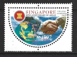 SINGAPOUR. N°826 Oblitéré De 1997. ASEAN. - Singapour (1959-...)