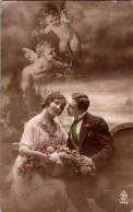 Carte -   Couple    ,   Anges        AQ 1034 - Paare