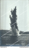 Cg109 Cartolina Fotografica Genova Citta' Esplosizione Di Una Torpedine  Npg - Genova (Genua)