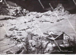 Ca686 Cartolina Cervinia Panorama Generale Piega Centrale Aosta - Aosta