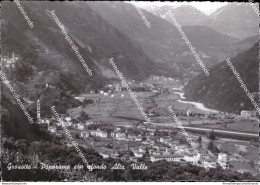 Ca694 Cartolina Grosotto Panorama Con Sfondo Alta Valle Provincia Di Sondrio - Sondrio