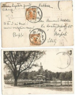 CHINA Peking B/w Imperial Gardens Pcard 16mar1925 Via Siberia By Italian Legation To Italy With 4 Stamps (2 Missed) - 1912-1949 Republik