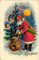 CPA - Babbo Natale, Père Noël, Santa Claus - VG - B144 - Santa Claus